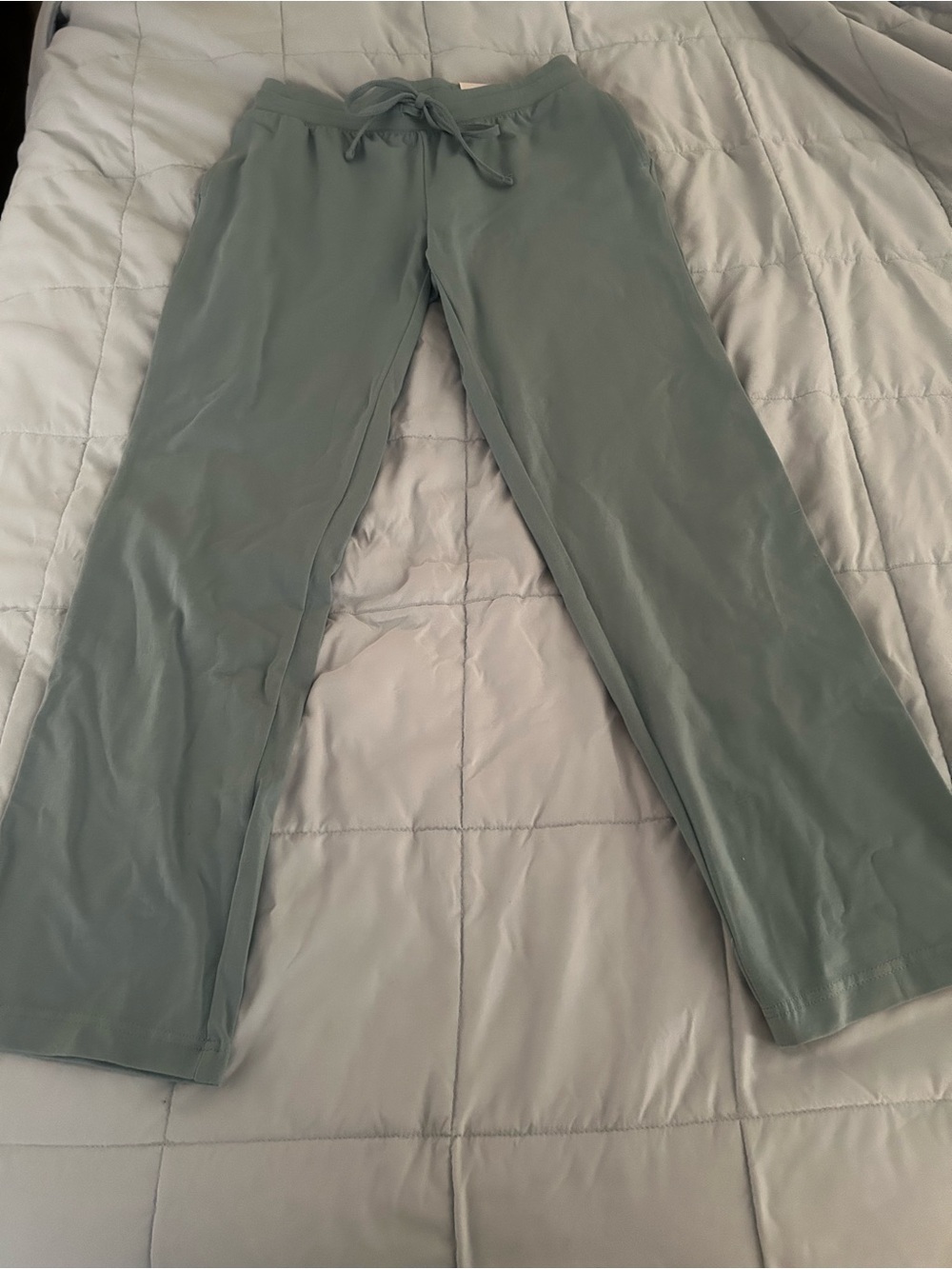 Light Blue Casual Pants with Drawstring 2 for $15